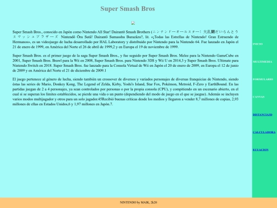 index screenshot