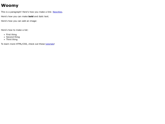index screenshot