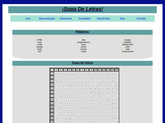 SopaDeLetras screenshot
