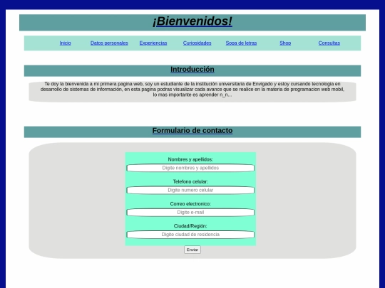 index screenshot