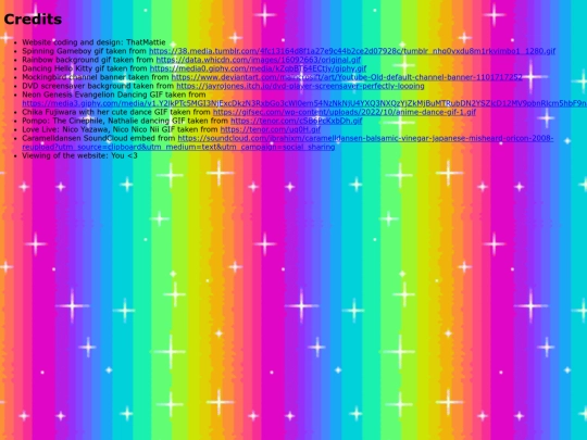 credits screenshot