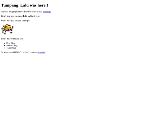 index screenshot