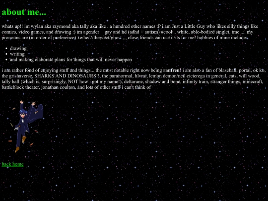 aboutme screenshot