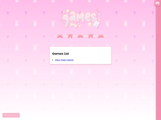 games screenshot