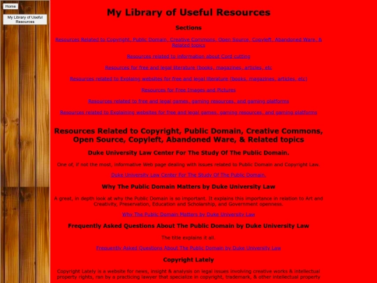 MyLibraryofUsefulResources screenshot