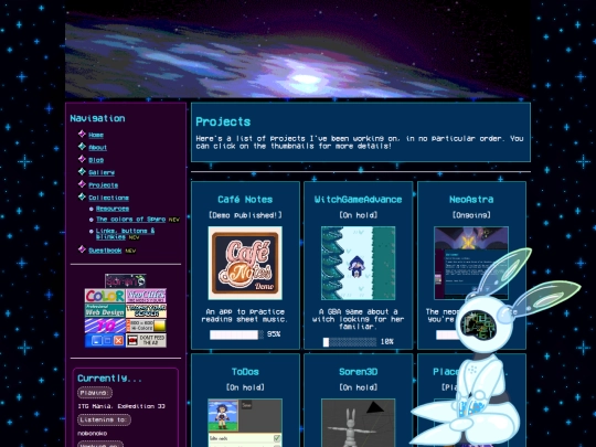 projects screenshot
