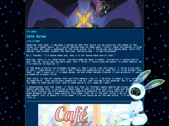 projects/cafenotes screenshot