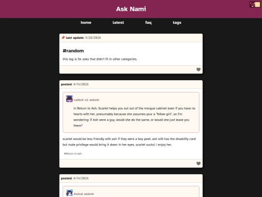 ask/tagged/random screenshot