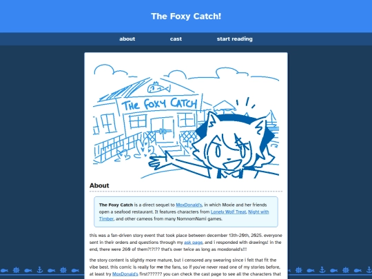 comics/foxycatch screenshot