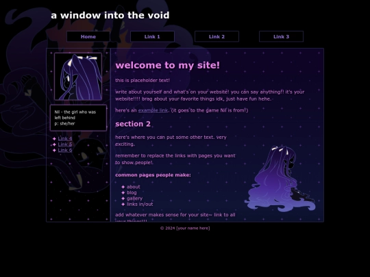 templates/nil screenshot