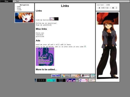 Links screenshot
