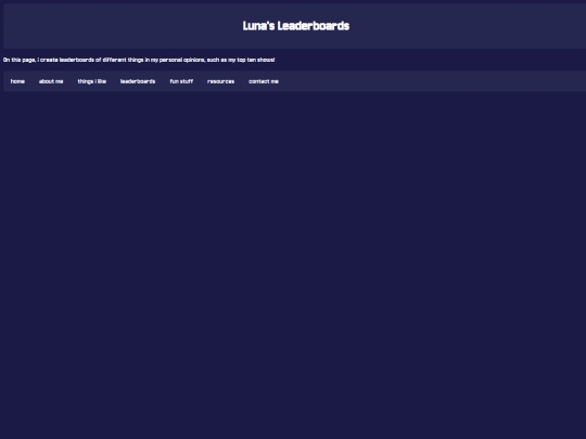 leaderboards/leaderboards screenshot