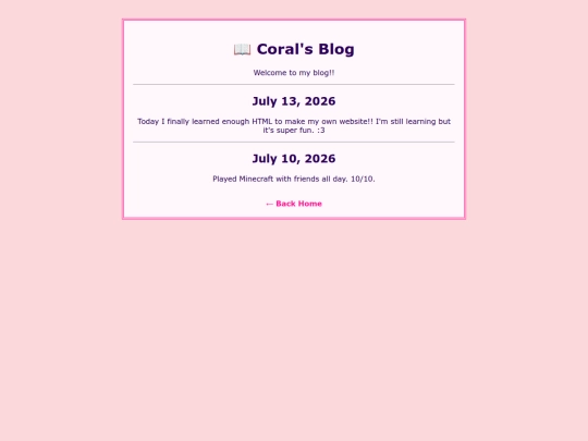 blog screenshot