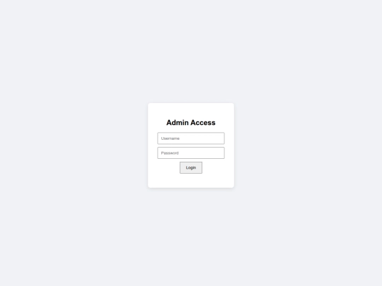Admin/admin-login screenshot