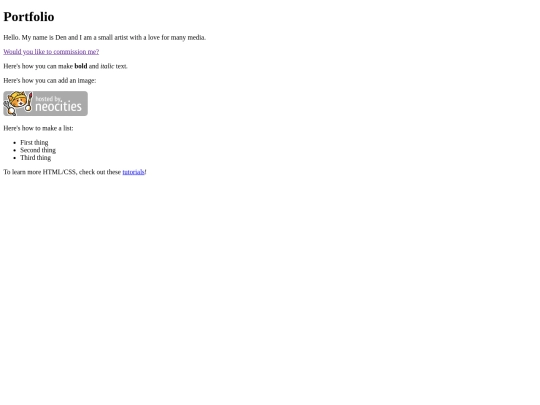 index screenshot