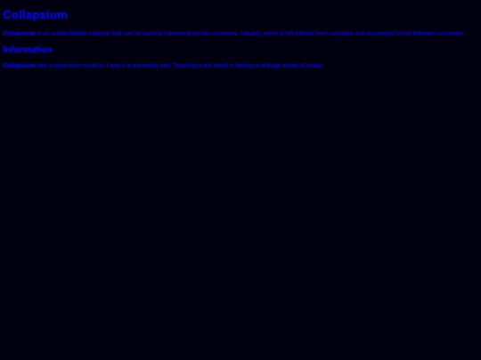 Collapsium screenshot