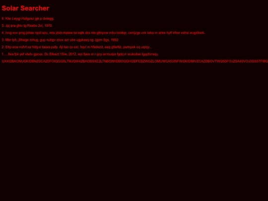 Solar_Searcher screenshot