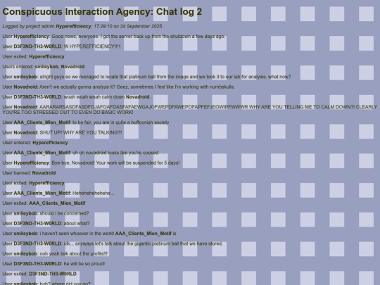 conspicuousinteractionagencychatlogs/2 screenshot