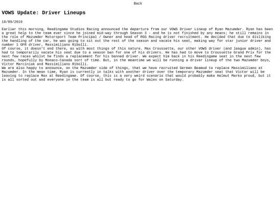 EighteenSeptNineteen screenshot