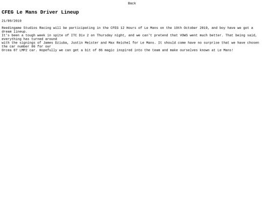 LEMANSDRIVERS screenshot