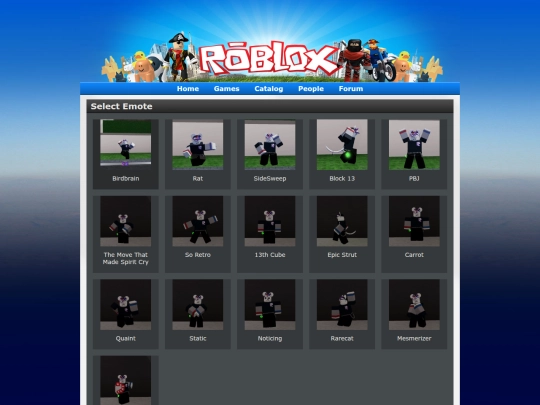 emotes screenshot