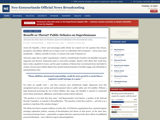 news screenshot