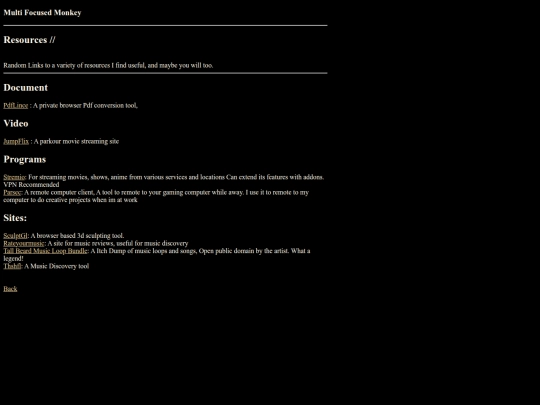 resources screenshot