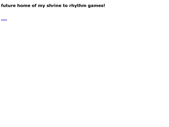 rhythm-shrine screenshot
