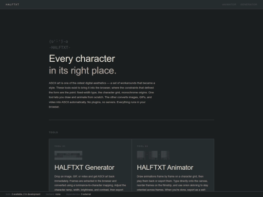 halftxt screenshot