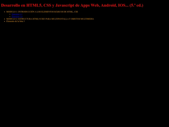 index screenshot