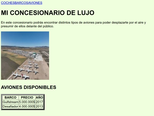 aviones screenshot