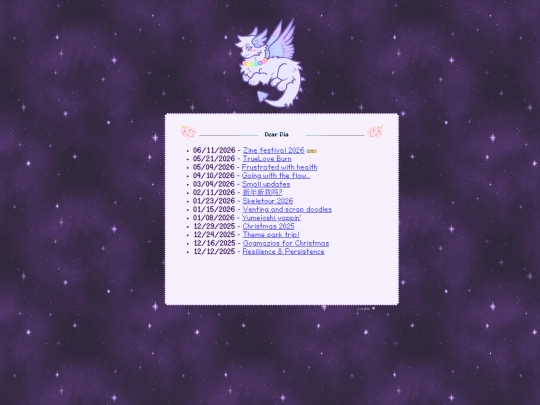 blog screenshot