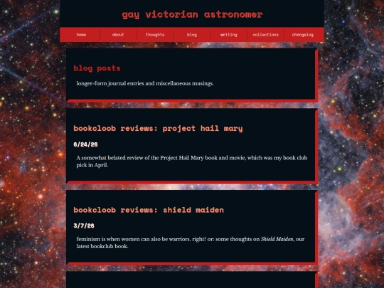 blog screenshot