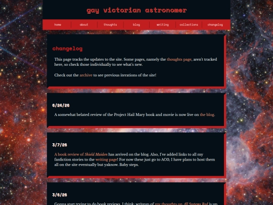 changelog screenshot