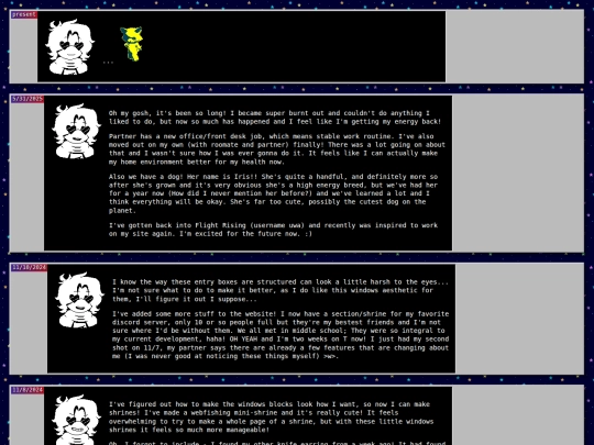 diaryblog screenshot