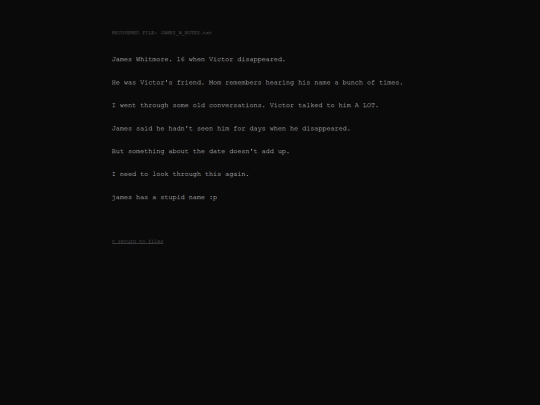 jamesnotes screenshot
