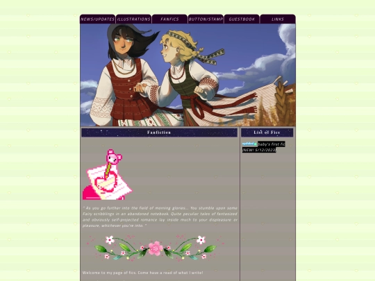 fanfic screenshot