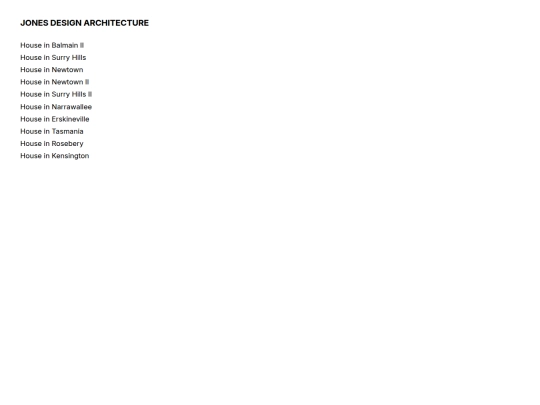 projects screenshot