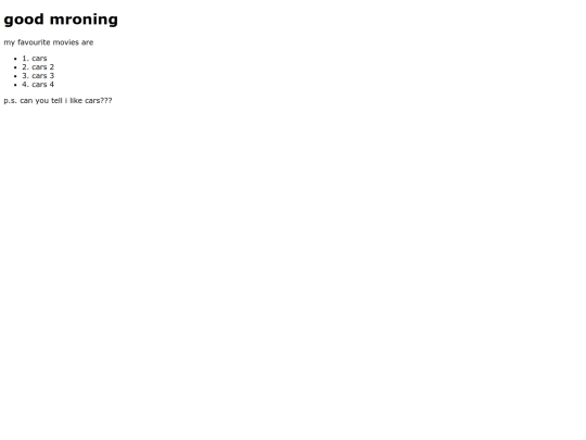 index screenshot
