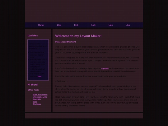 index screenshot