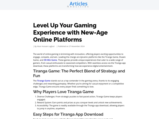 level-up-your-gaming-experience screenshot