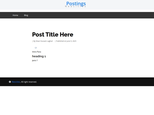 post-template screenshot