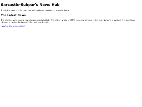 news-hub screenshot