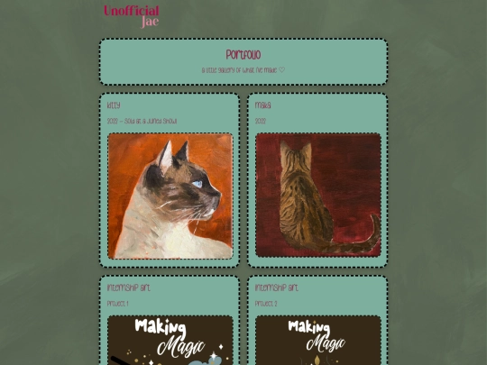 portfolio screenshot
