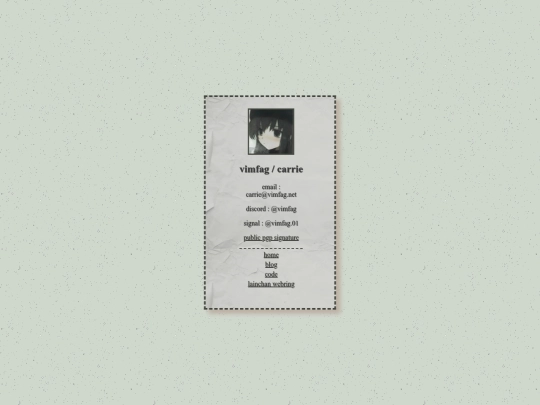 contact screenshot