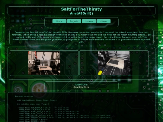 projects/AnetA8Drill.php screenshot