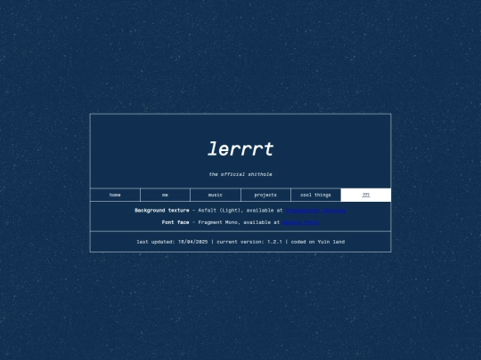 c/credits screenshot