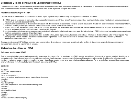 SeccionesLineasGenerales screenshot