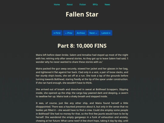 Fiction/Fallen Star/Part Eight screenshot