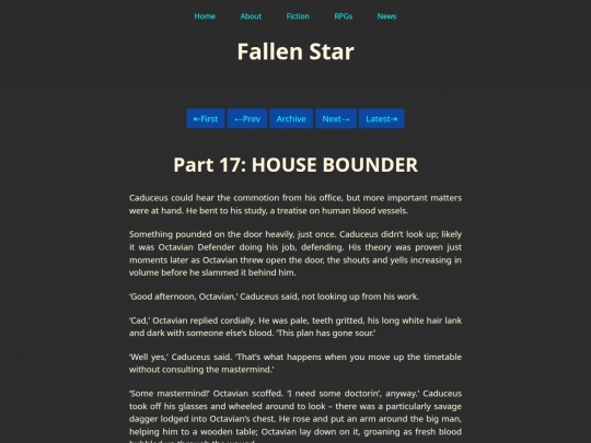 Fiction/Fallen Star/Part Seventeen screenshot